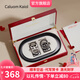 Caluom Kaiol品牌皮帶男真皮自動(dòng)扣男士腰帶雙扣頭套裝禮盒七夕禮物送男友 【實(shí)木雙扣頭禮盒】80146A+80163/熱銷 115cm -130cm默認(rèn)隨機(jī)（可修剪）