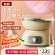 拜杰棉花糖機(jī) 全自動(dòng)家用兒童小孩彩糖小型商用擺攤棉花糖機(jī)器 米黃色