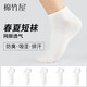 棉竹屋襪子男網(wǎng)眼短襪吸汗防臭抗菌防滑春秋黑白色運動(dòng)夏季男士船襪5雙