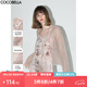COCOBELLA幻彩細(xì)閃銀蔥透視小開衫女氣質(zhì)休閑紙片人遮陽(yáng)衫LC606 粉色 S