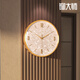 銅大師2025鐘表掛鐘客廳家用掛表輕奢北歐石英現代簡(jiǎn)約表掛墻免打孔時(shí)鐘 黃銅鐘體-智能機芯（電波-中號） .
