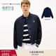 TOMMY HILFIGER25春夏新款男裝雙面穿美式復(fù)古運(yùn)動(dòng)風(fēng)棒球服飛行員夾克外套 藏青色/藏青印花DW5 L （推薦：150-165斤）