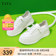 他她（TATA）小白鞋女厚底運(yùn)動(dòng)薄款鞋女舒適透氣板鞋春秋新款女鞋WJN08AM4 白色 38