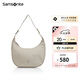 新秀麗（Samsonite）時(shí)尚出街女士斜挎包手提包輕盈包包女包NT1 米色七夕禮物送女友