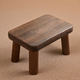 慕意實(shí)木小板凳家用矮凳桐木復古小木凳木頭兒童小方凳結實(shí)耐用小凳子 全實(shí)木小號斜腿款[28*20*20CM]