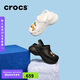 crocs卡駱馳檀健次同款小鯨魚洞洞鞋|206302 黑色-001 36/37(230mm)