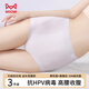 貓人高腰內褲女士純棉預防HPV無(wú)痕收腹含聚乳酸抗菌加長(cháng)襠三角短褲頭 【紫色+蝦色+膚色】 3條 L 【建議體重80-120斤】