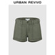 UR2025秋季新款女裝復古丹寧多口袋超短款休閑短褲UYY850258