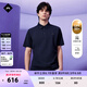 金林德伯格（J.Lindeberg）商場(chǎng)同款夏季新款GOLF防曬翻領(lǐng)T恤短袖情侶POLO衫男女52513Z022 PAF深黑藍(lán) M