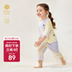 babycare山茶花兒童家居服春夏莫代爾薄款睡衣居家套裝 紫草星夢 100