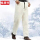 恒源祥冬季羊毛內膽皮毛一體棉褲男女中老年加厚保暖防寒整張皮毛皮褲 白色 (澳洲羊毛整張裁剪) XL 125-155斤