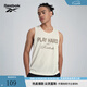 Reebok銳步官方24新品男子TANK運動健身舒適潮流印花針織背心 24SRM421MGW1 L