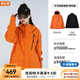 駱駝（CAMEL）沖鋒衣男[麒麟]抓絨三合一防水防風(fēng)保暖戶(hù)外登山服外套女 O606，氧化橙 ，男女同款 S