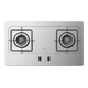 德意（DE&E）燃氣灶雙灶家用嵌入式灶具5.0KW大火力不銹鋼灶燃氣灶JZT/Y-S70K 液化氣