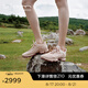 愛步（ECCO）BIOM C運動鞋女 輕盈防水耐磨緩震越野登山鞋 健步803323 裸粉色80332350366 38