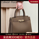 CALWAN KEODH包包女包新款鉑金包高級(jí)感大包斜挎媽媽手提包生日禮物送女友老婆 【卡其】品牌高顏值實(shí)用走心女生閨蜜