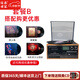 傳承世家磁帶機黑膠CD一體機多功能仿古磁帶播放機黑膠唱片機復古留聲機藍牙音響家居客廳擺件 黑膠磁帶一體機橡木色（黑色面板）+4黑膠（套餐B）