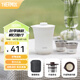 膳魔師（THERMOS）茶旅套裝戶外露營旅行茶具便攜辦公保溫茶壺茶杯商務(wù)禮盒 TCMU 【涂層內(nèi)膽】雲(yún)白 1件