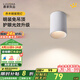鹿家良品（LUUGAA）喬木明裝筒燈防眩光led射燈全光譜護眼無主燈具客廳臥室過道燈 筒燈|全光譜|7W|4000K|全白杯