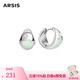 Arsis流光浮光小耳扣法式原創(chuàng)時(shí)尚耳飾簡約百搭耳釘送女友禮物 浮光小耳扣