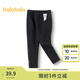巴拉巴拉（BALABALA）女童打底褲簡約百搭長褲加絨休閑褲拜年服 黑色90001 110 cm