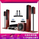 YTFY德國柏林之聲家庭影院音響套裝5.1環(huán)繞組合音箱電視k歌重低音功放 Q20七件套(10寸低音炮)+無線話筒