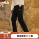 FILA 斐樂(lè )官方運動(dòng)褲男士長(cháng)褲秋季針織直筒衛褲運動(dòng)休閑跑步褲子