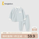 童泰（TONGTAI）嬰兒內(nèi)衣套裝四季男女寶寶衣服兒童家居TS41J249-DS藍色110cm
