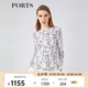 PORTS寶姿春夏新品女裝針織半高領(lǐng)套頭衫LM8K418KKW002 米白色混色 XL