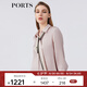 PORTS寶姿春夏新品女裝中袖襯衫LM8B093LWP070 鹽粉色 XL (10)