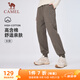 駱駝（CAMEL）棉感舒適寬松透氣針織女束腳運動(dòng)長(cháng)褲 J24CAVL4651 橄欖棕 L