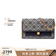 托里.伯奇（TORY BURCH）禮物女士老花鏈條肩帶斜挎包16048中號禮物