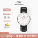 丹尼爾惠靈頓（DanielWellington）DW手表男士簡約皮帶腕表超薄石英表歐美表父親七夕禮物DW00100020