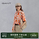 GANT甘特2024春季新款女裝花卉印花襯衫|4300335 860-橙色花紋 2XL 40