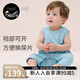 nest designs潘通限定嬰兒包屁衣春夏新品潘通聯(lián)名牛油果新生兒寶寶爬服連體衣 靜波藍 90cm （建議1.5-2歲）