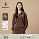 beanpole濱波春秋女士美拉德休閑連帽半拉鏈長(cháng)袖衛衣 栗色 M 165/88A M