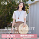 歐莎（OSA）蕾絲泡泡袖t恤女2025年夏季新款甜美減齡時尚百搭短袖上衣七夕 白色 M