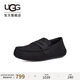 UGG春季男士純色平底淺口休閑豆豆鞋樂福鞋 1166762 BLK|黑色 42