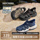 斯凱奇（Skechers）涼鞋夏季男鞋2025新款外穿包頭洞洞鞋溯溪205475