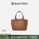 BAGTREE【明星同款】包包樹晚?xiàng)餍“谗放Ｆね刑嘏驴钚笨嫱ㄇ谑痔岚?烤棕色 高級(jí)小眾