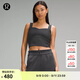 lululemon丨Ribbed Softstreme? 女士羅紋桃心領(lǐng)背心 LW1EVIS 黑色 S