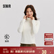 森馬（Semir）長(zhǎng)袖T恤女發(fā)熱德絨緊身顯瘦2024冬季簡(jiǎn)約高領(lǐng)打底衫109724101009