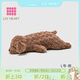 LIV HEART貴賓犬毛絨玩具玩偶狗狗睡覺(jué)抱枕公仔生日禮物—貴賓犬巧克力棕L