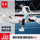 安德瑪（Under Armour）秋冬兒童防滑束帶跑步鞋男女大童網(wǎng)面透氣舒適耐磨運(yùn)動(dòng)鞋2511106