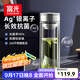 富光抗菌玻璃杯雙層高硼硅泡茶杯子茶水分離杯高檔車(chē)載水杯男京東限定
