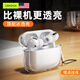 CangHua 適用airpods pro3保護(hù)套 AirPodsPro三代保護(hù)套蘋果耳機(jī)保護(hù)套透明防摔減震防塵耳機(jī)殼【配掛繩】