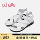 achette雅氏4R26 摩登簡約條帶休閑涼鞋時尚魔術貼女鞋 01-白色 39