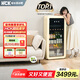 哈士奇【墩墩吧-HCK】168升一級能效家用小冰箱客廳辦公室冰吧飲料冷藏保鮮柜SC-168RD-S奶茶色