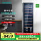 西門子（SIEMENS）385L酒柜120瓶裝 紅酒柜家用 葡萄酒柜恒溫冷藏 進(jìn)口橡木酒架 黑色 KW35VB7TSC