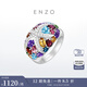 ENZO 海洋系列 18K金多彩寶石鉆石戒指女 EZV6595   七夕禮物 17號(hào)
